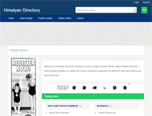 Tablet Screenshot of himalyan.com